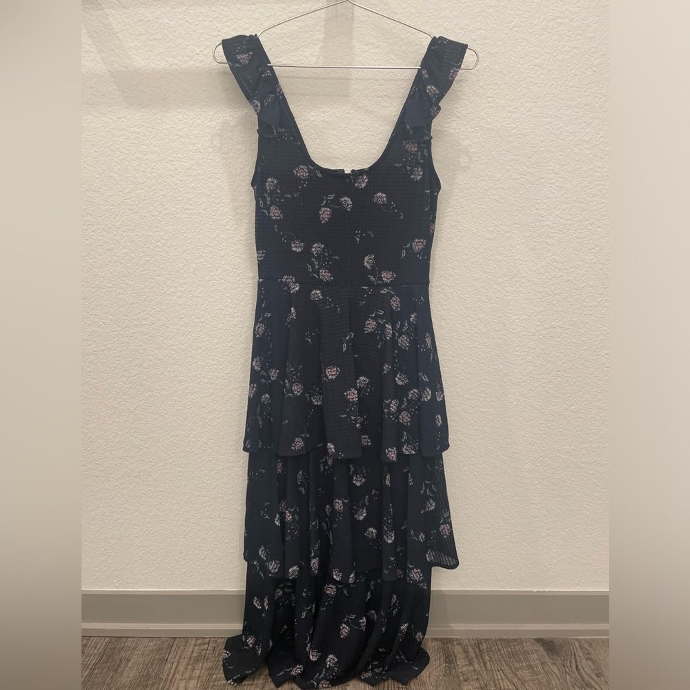 Rachel Roy - Floral Navy Dress